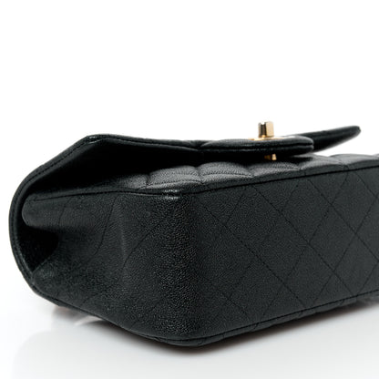 Chanel Caviar Quilted Mini Top Handle Rectangular Flap Black 10 of 12