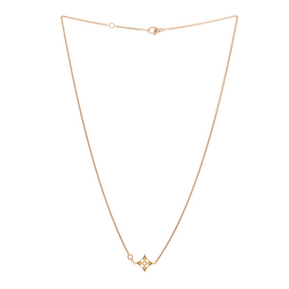 Louis Vuitton 18K Yellow Gold Diamond Idylle Blossom Pendant Necklace 3 of 6