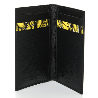 Prada Saffiano Banana Print Wallet Giallo Dis Banana 5 of 6