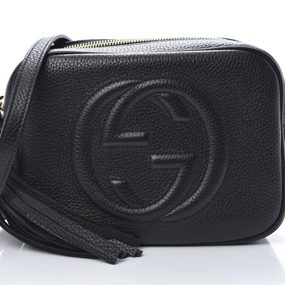 Gucci Pebbled Calfskin Small Soho Disco Bag Black 8 of 10
