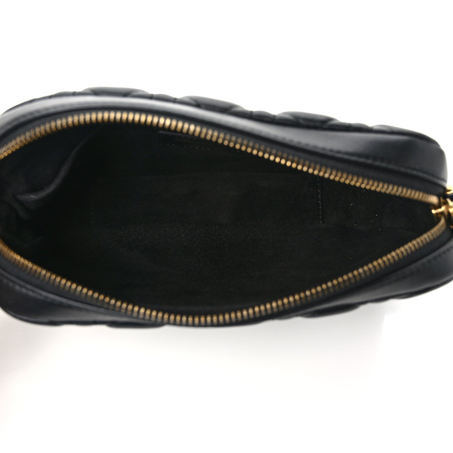 Lambskin Cannage DiorQuake Pouch Black