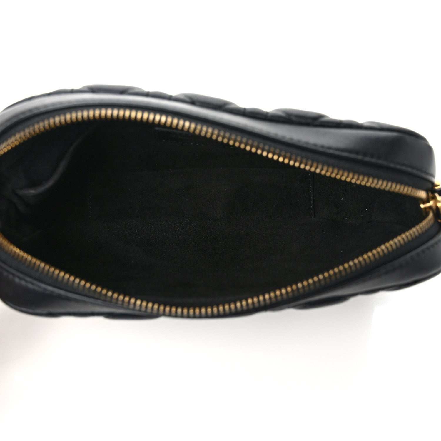 Christian Dior Lambskin Cannage DiorQuake Pouch Black 5 of 8