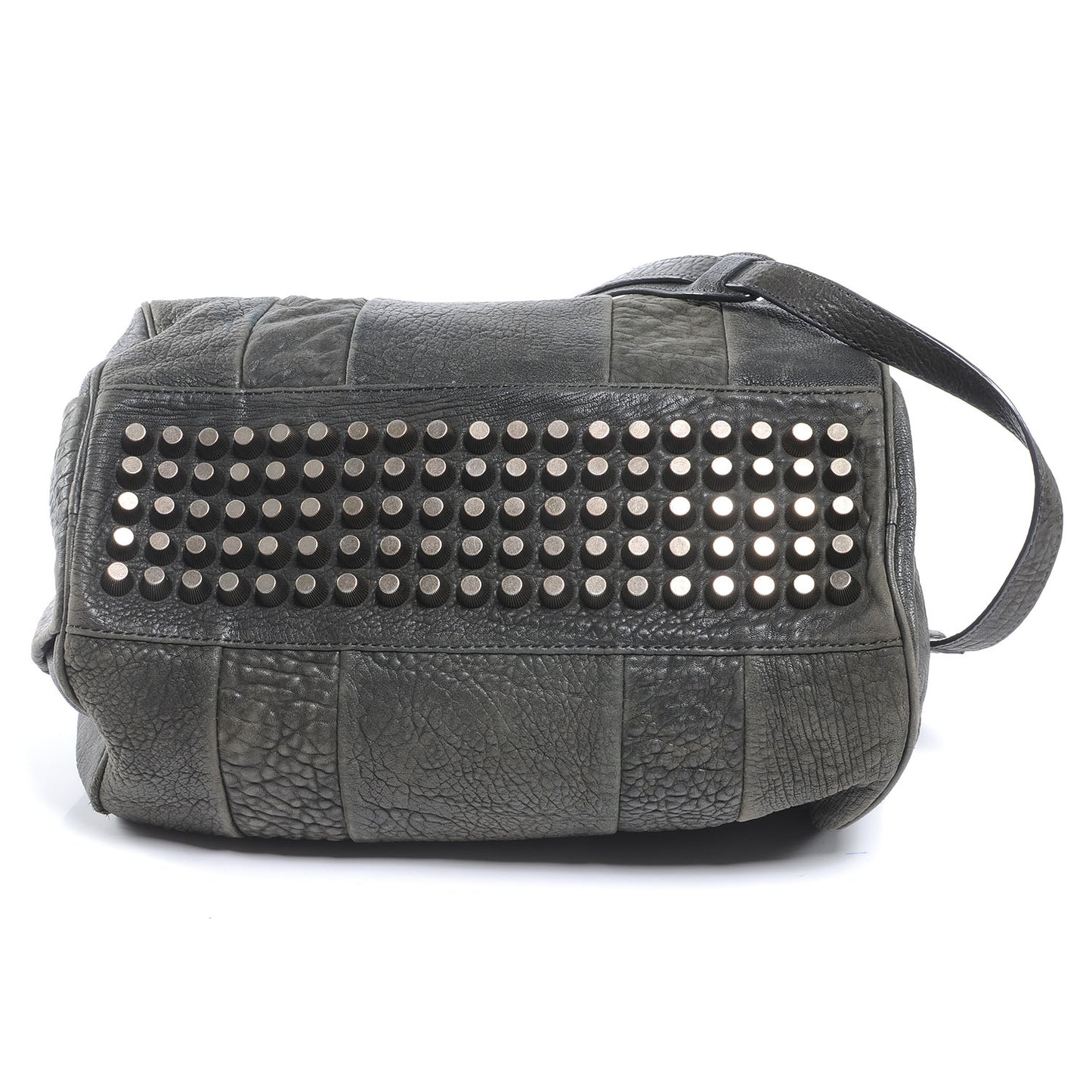 Leather Rocco Duffel Grey