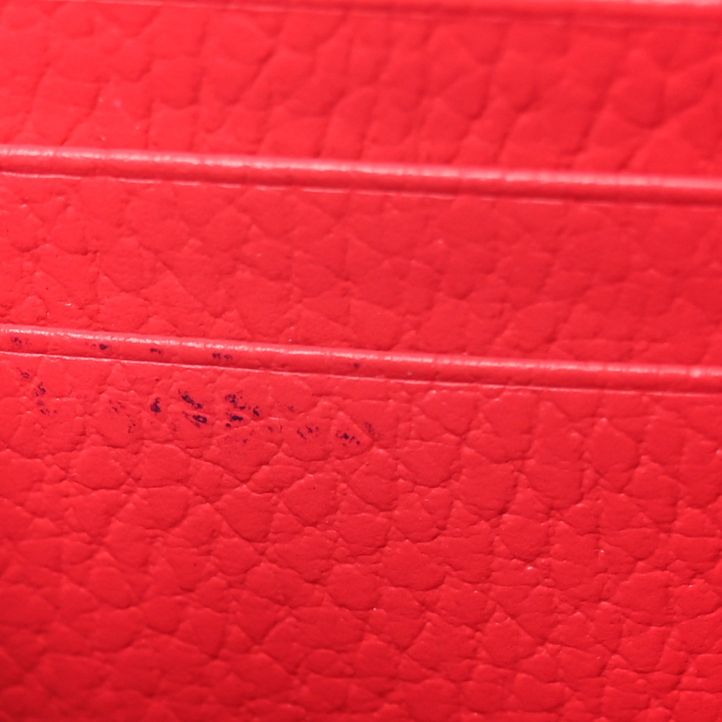 Dollar Calfskin Enamel Monochrome Medium GG Marmont Wallet Runway Coral