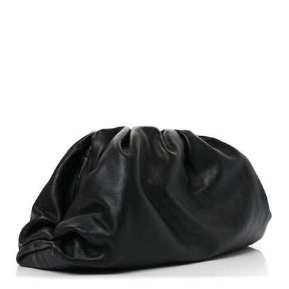 Bottega Veneta Smooth Butter Calf The Pouch Oversized Clutch Black 3 of 11