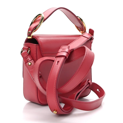 Chloe Shiny Calfskin Suede Mini C Double Carry Scarlet Pink 3 of 8