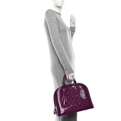 Louis Vuitton Vernis Alma PM Magenta 2 of 9