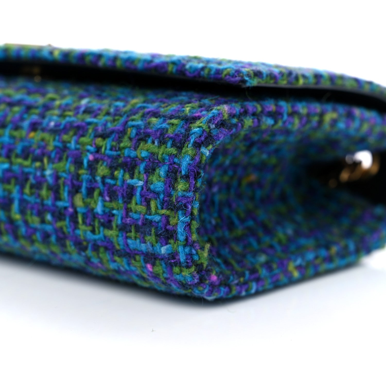 Saint Laurent Tweed Small Monogram Kate Satchel Multicolor 9 of 9