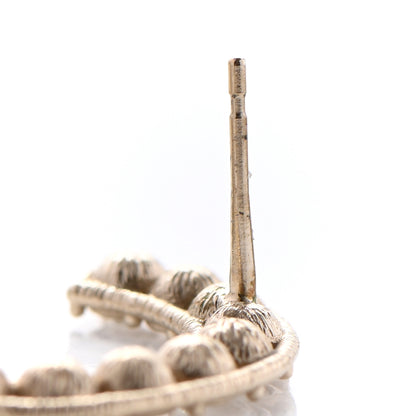 Chanel Crystal Cha-Nel Logo Drop Earrings Gold 6 of 6