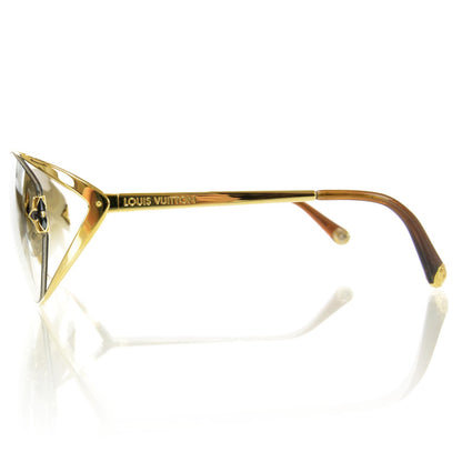 Louis Vuitton Laurel Sunglasses Brown Glitter 3 of 6