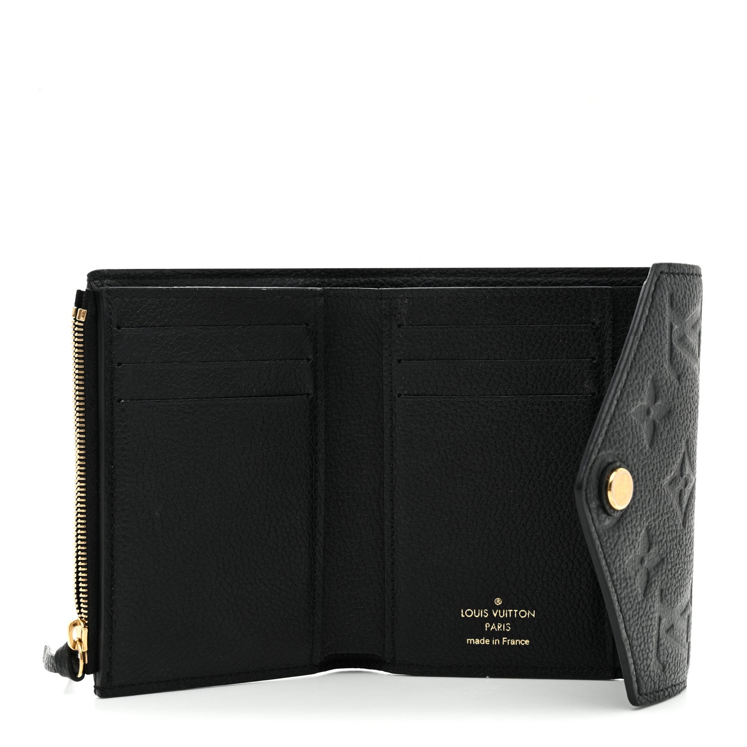 Louis Vuitton Empreinte Victorine Wallet Black 5 of 7