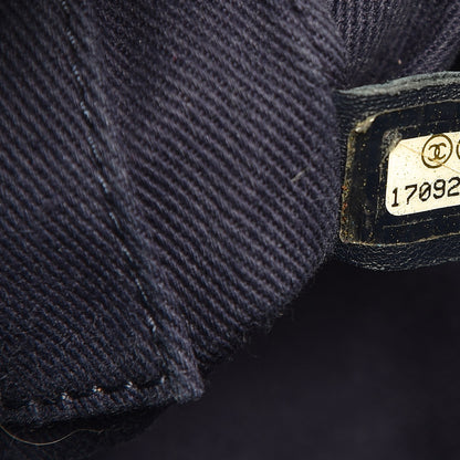 Chanel Iridescent Calfskin New Bubble Large Flap Navy 7 of 7