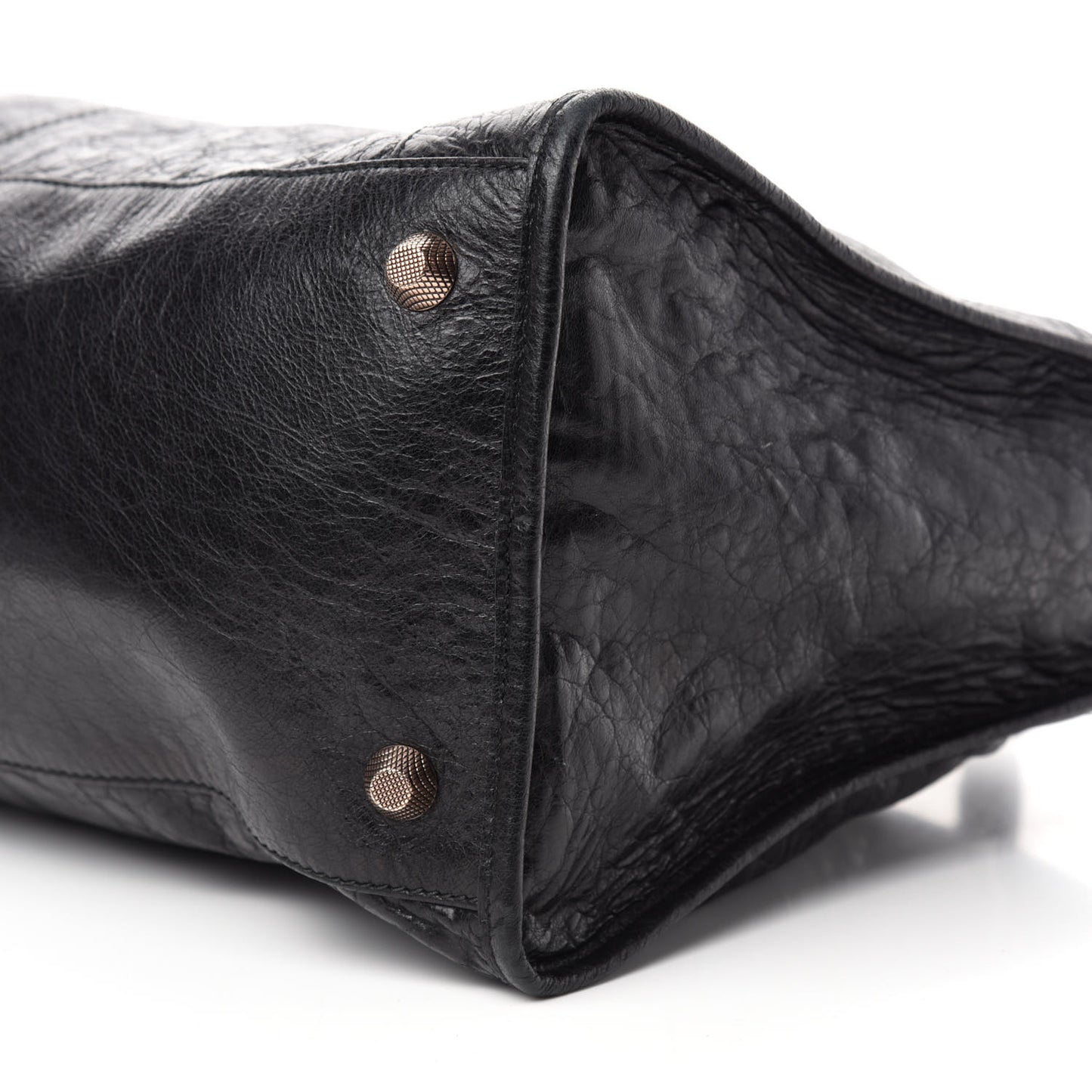 Agneau Giant 12 Rose Gold Hardware Work Black