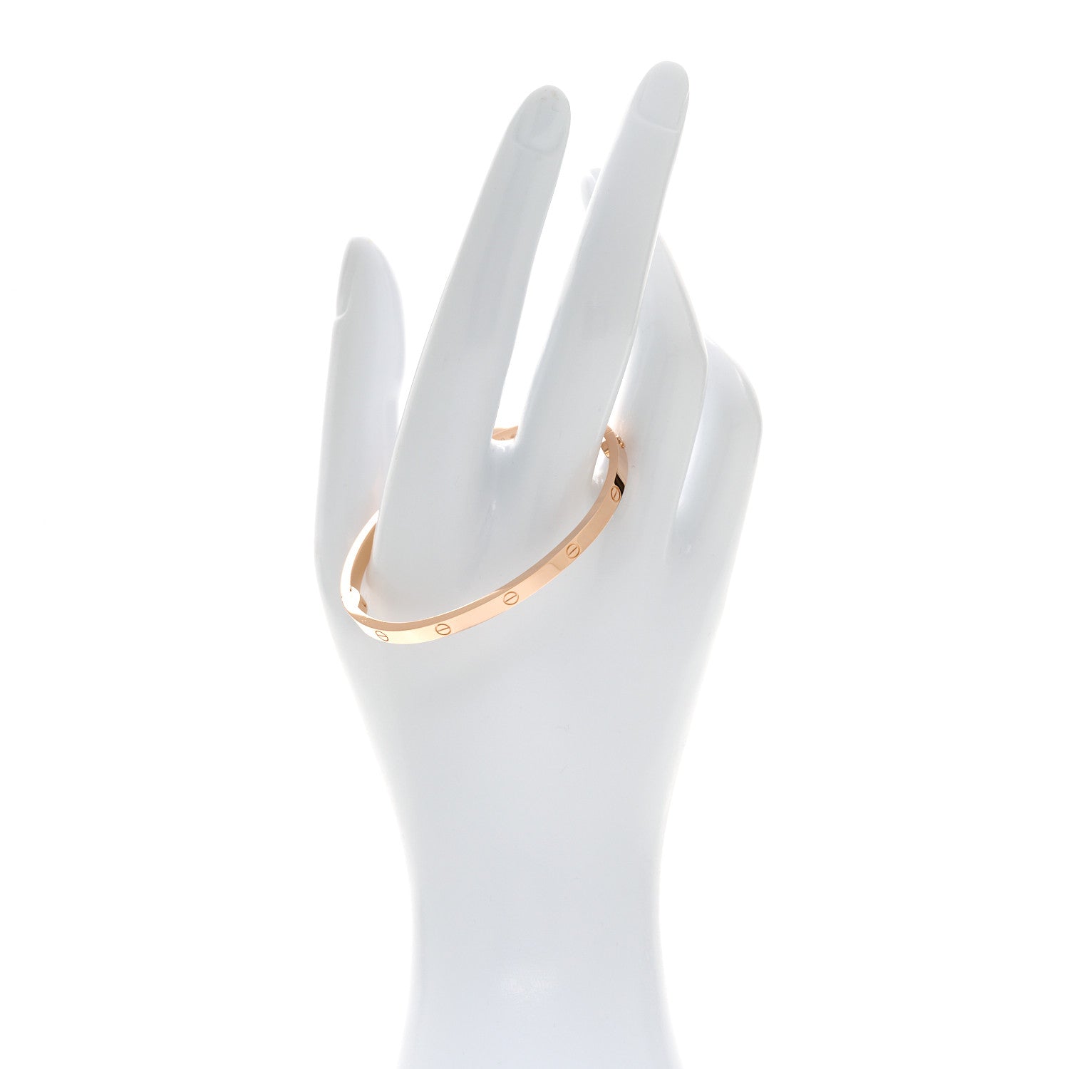 Cartier 18K Pink Gold Small LOVE Bracelet 16 2 of 10