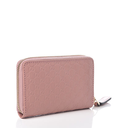 Gucci Microguccissima Zip Around Card Case Soft Pink 2 of 6