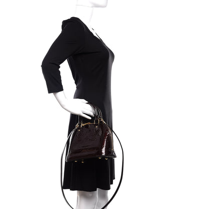 Louis Vuitton Vernis Alma BB Amarante 3 of 10