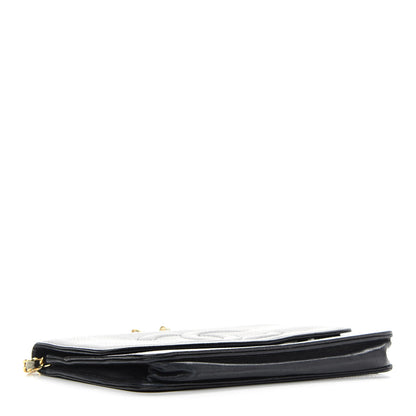 Chanel Caviar Timeless CC Wallet On Chain WOC Black 4 of 14