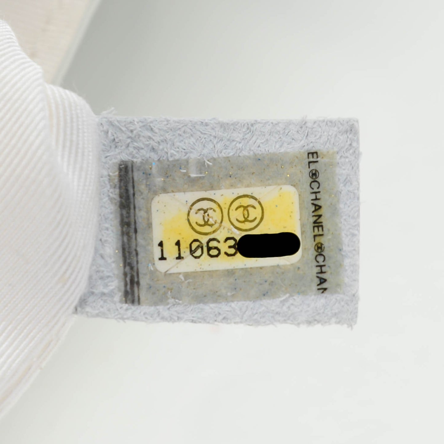 Lambskin Quilted Pile Ou Face Flap White