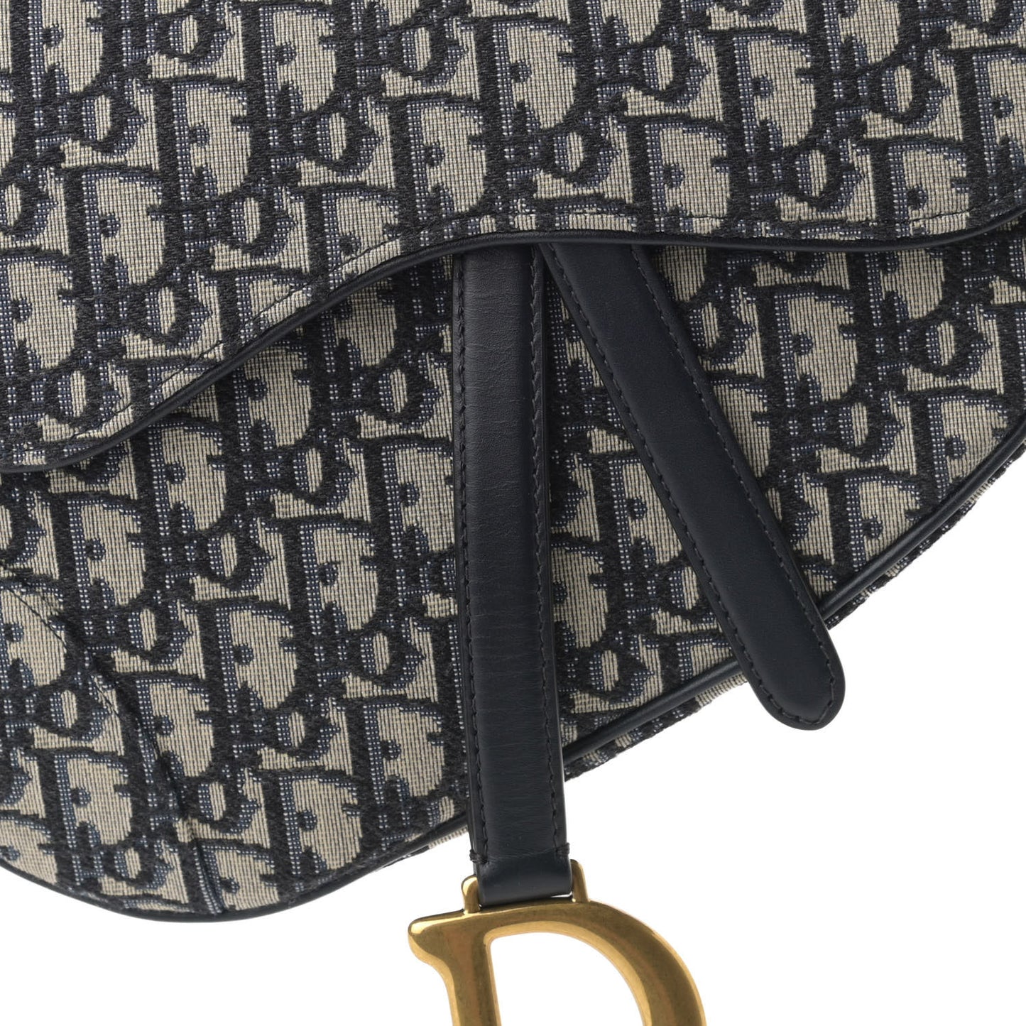 Oblique Saddle Bag Blue