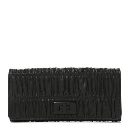 Prada Nappa Gaufre Wallet Black 1 of 7