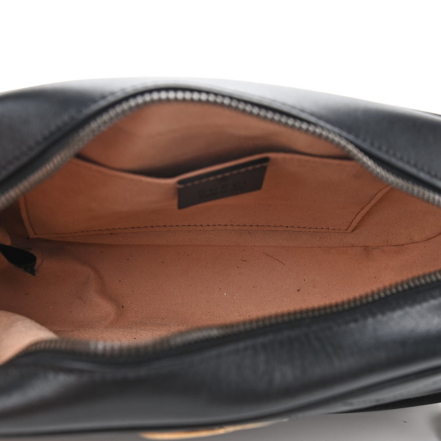 Calfskin Matelasse Small GG Marmont Chain Shoulder Bag Black