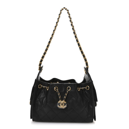 Chanel Caviar Quilted Mini Chanel 25 Handbag Black 1 of 10