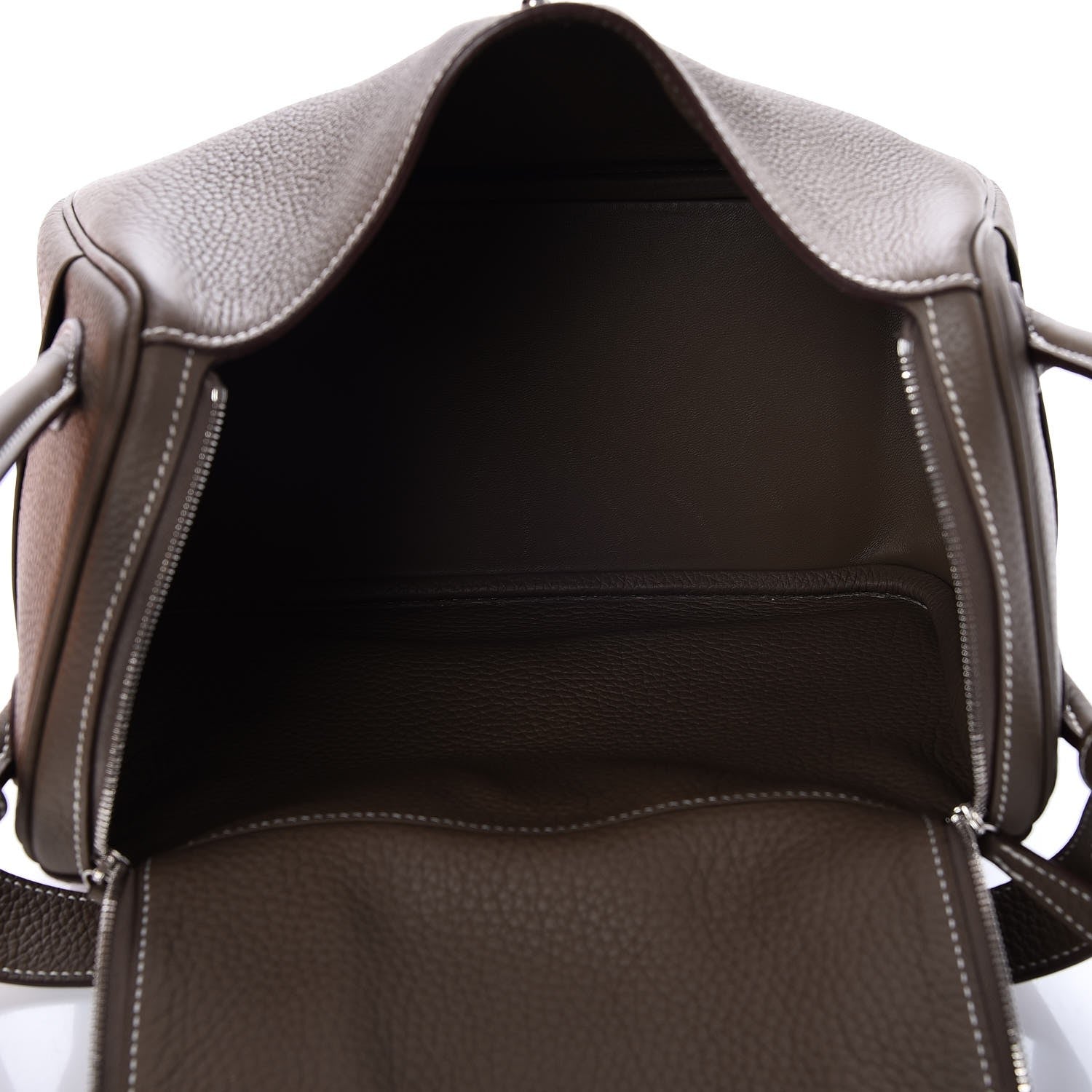 Hermes Taurillon Clemence Lindy 26 Etoupe 5 of 8