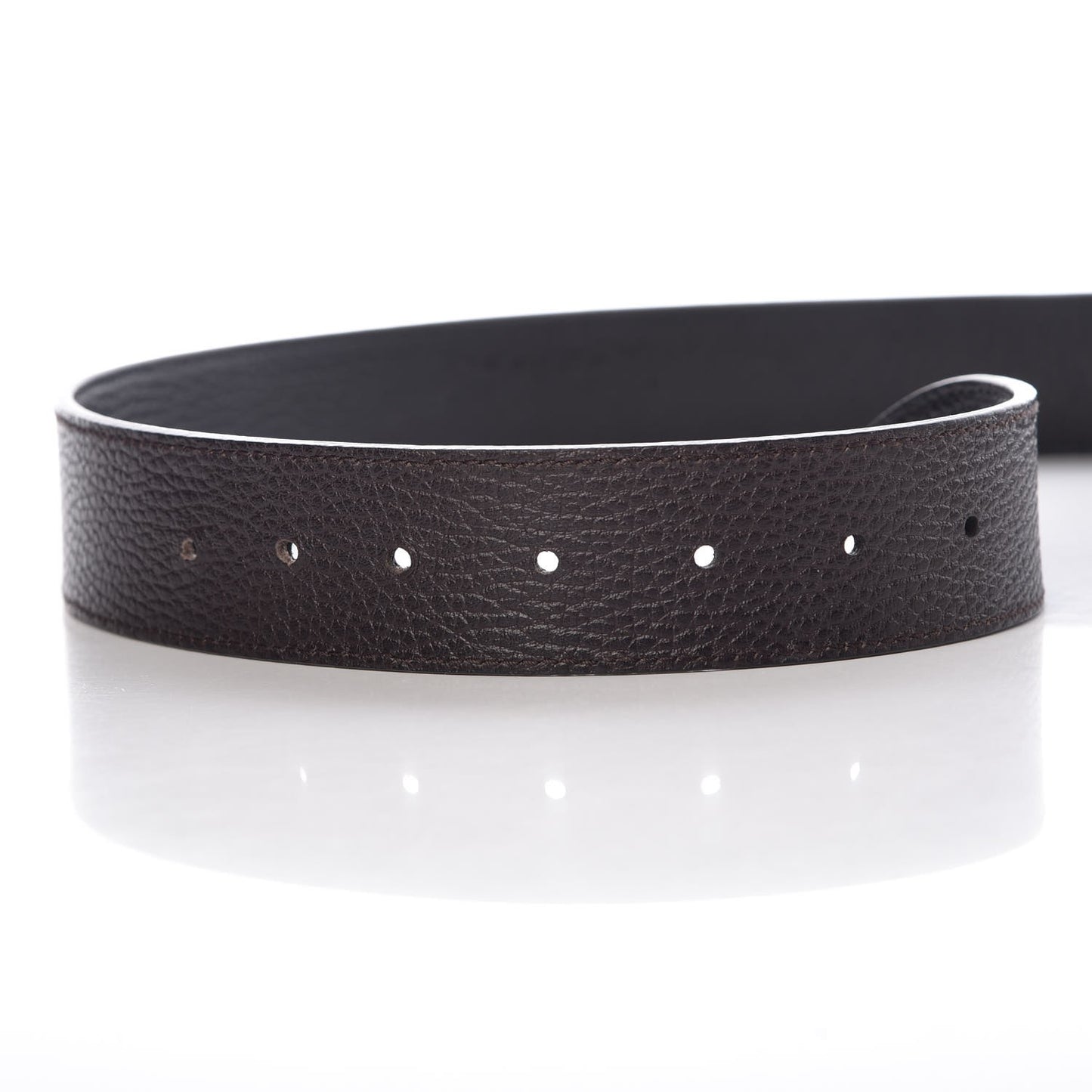 Calfskin Double G Reversible 37mm Belt 90 36 Black Cocoa