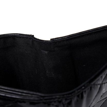 Chanel Patent Quilted Brilliant French Flap Wallet Black 9 of 17