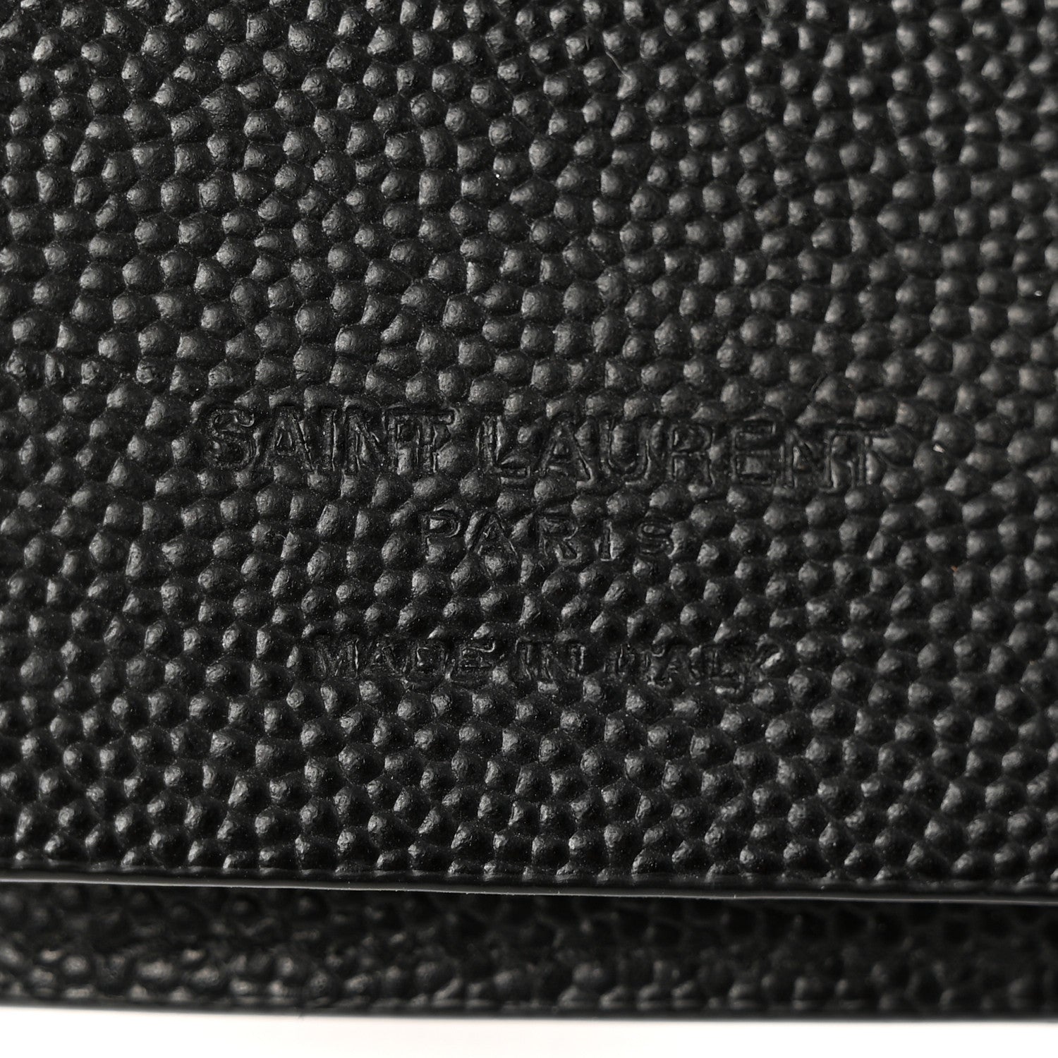 Saint Laurent Grain De Poudre Key Holder Wallet Black 6 of 9