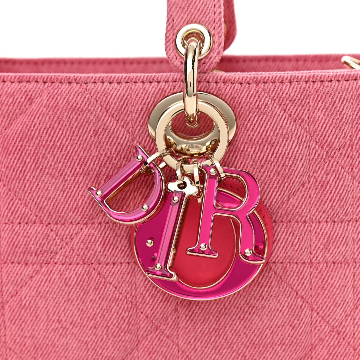 Christian Dior Denim Macrocannage Lady D-Joy Pink 7 of 9