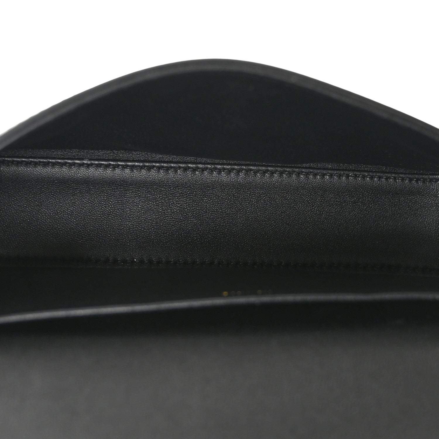 Celine Shiny Calfskin Triomphe Shoulder Bag Black 5 of 11