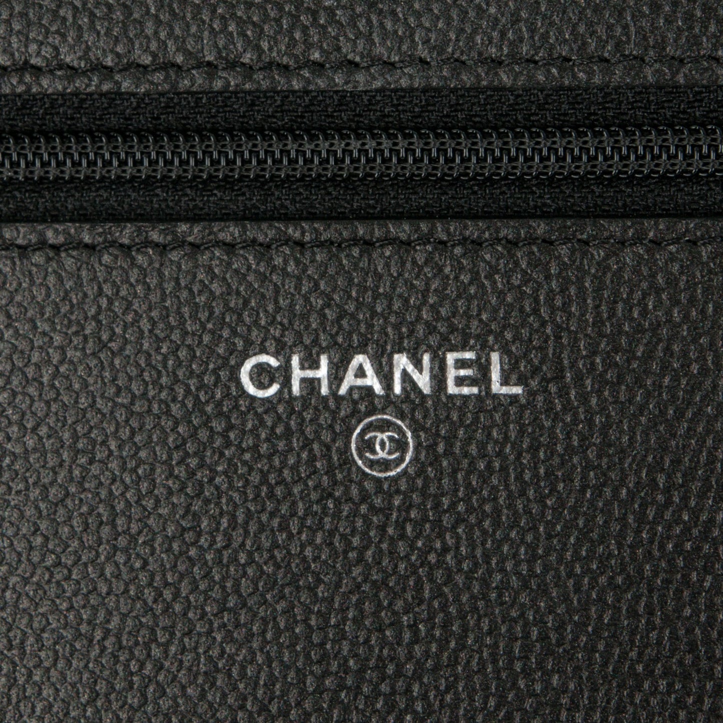 Caviar Quilted Boy Wallet On Chain WOC So Black