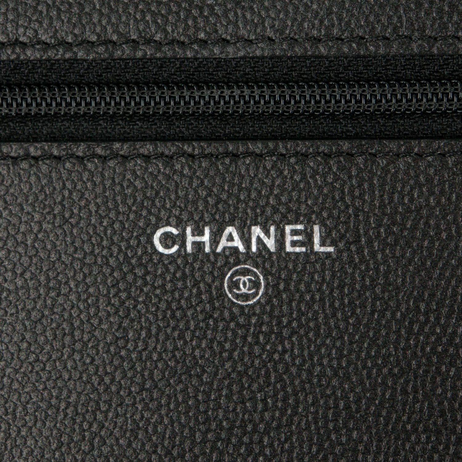 Chanel Caviar Quilted Boy Wallet On Chain WOC So Black 5 of 7