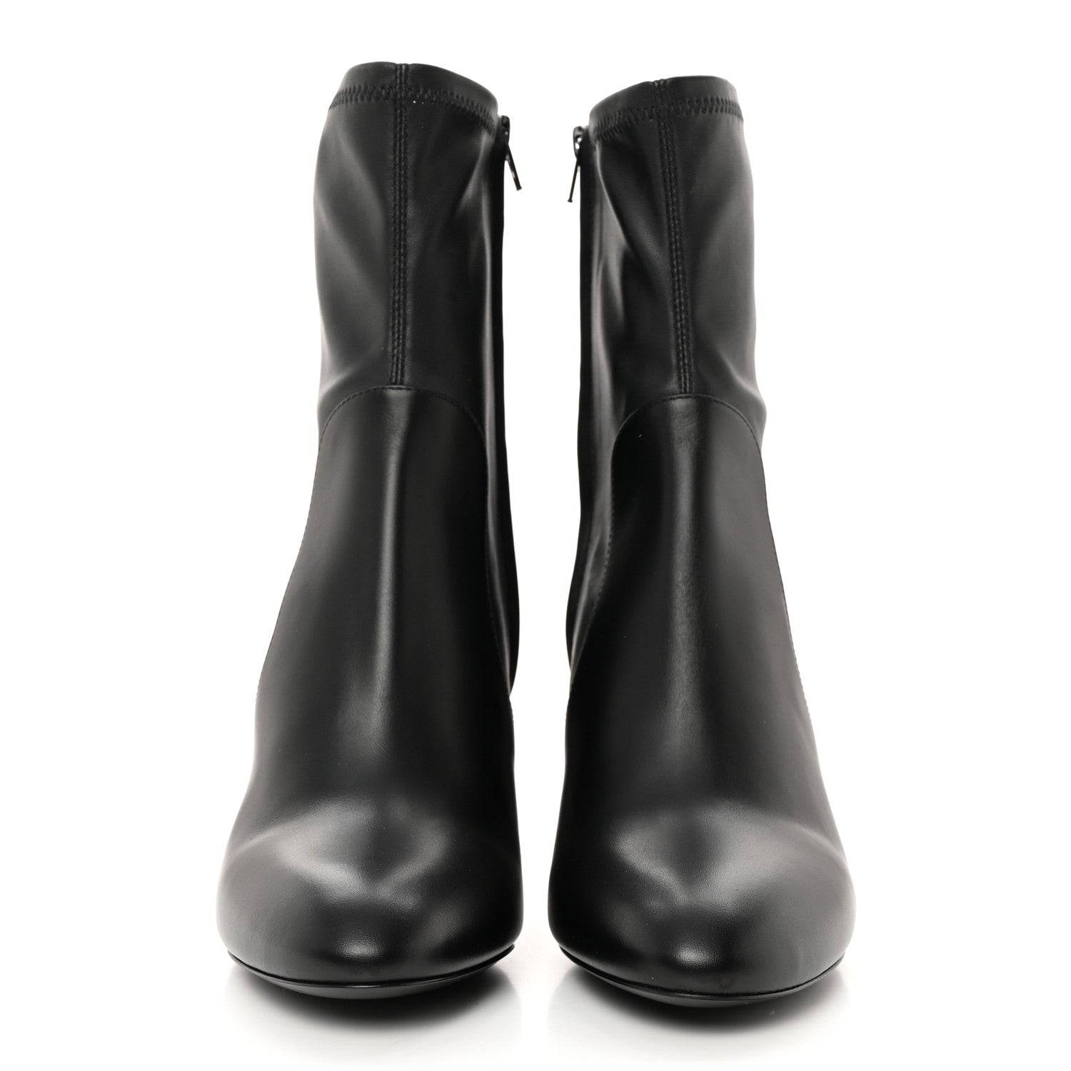 Louis Vuitton Calfskin Uniformes Silhouette Ankle Boots 37.5 Black 2 of 9