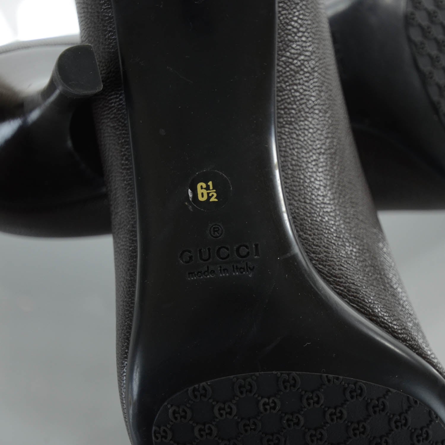 Gucci Leather Kitten Heels 6.5 Brown 5 of 5