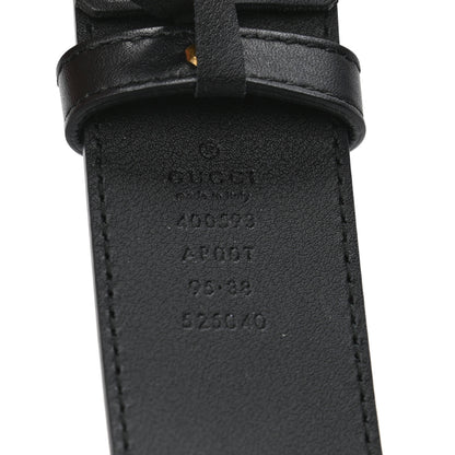 Gucci Calfskin Double G 40mm Belt 95 38 Black 5 of 5