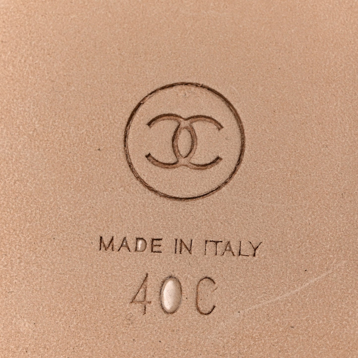 Calfskin Pearl CC Loafers 40 Black