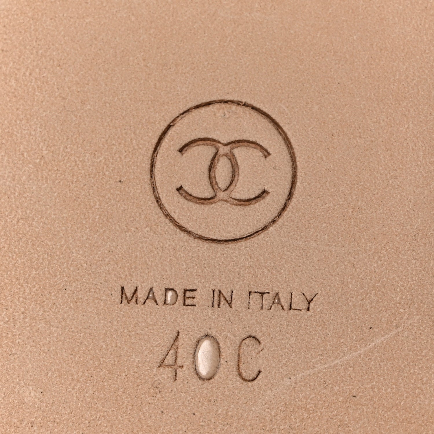 Chanel Calfskin Pearl CC Loafers 40 Black 6 of 9