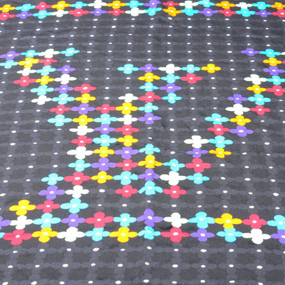 Louis Vuitton Silk Farandole Square Scarf Black 1 of 9