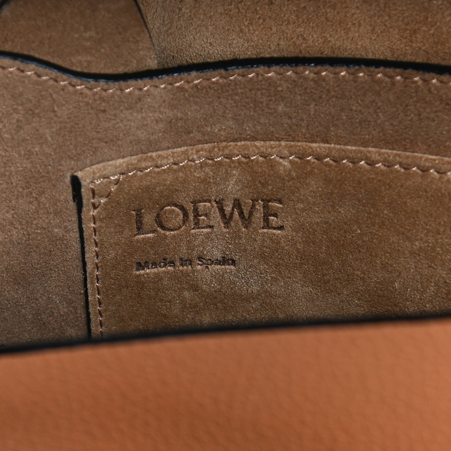 Grained Calfskin Small Gate Crossbody Bag Caramel Pecan