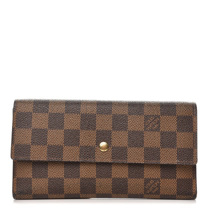 Louis Vuitton Damier Ebene Porte Tresor International Wallet 1 of 13