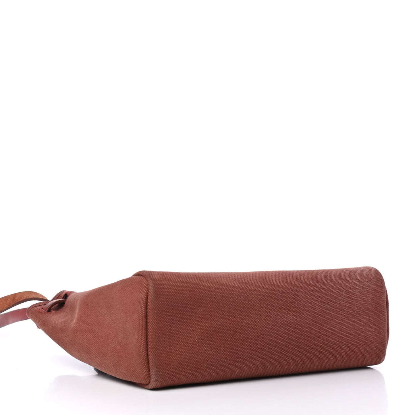 Toile Vache Calfskin Herbag 30 PM Havane