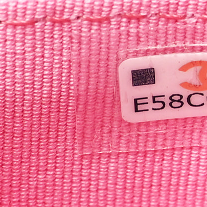 Chanel Caviar Quilted Boy Flap Card Holder Wallet Pink 8 of 9