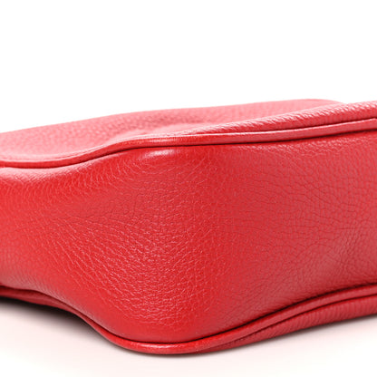 Gucci Pebbled Calfskin Small Soho Disco Bag Tabasco Red 9 of 11