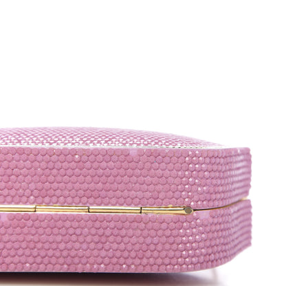Judith Leiber Swarovski Crystal Minaudiere Clutch Pink 11 of 16