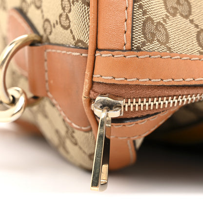 Gucci Monogram Vintage Web Medium Boston Tobacco 12 of 17