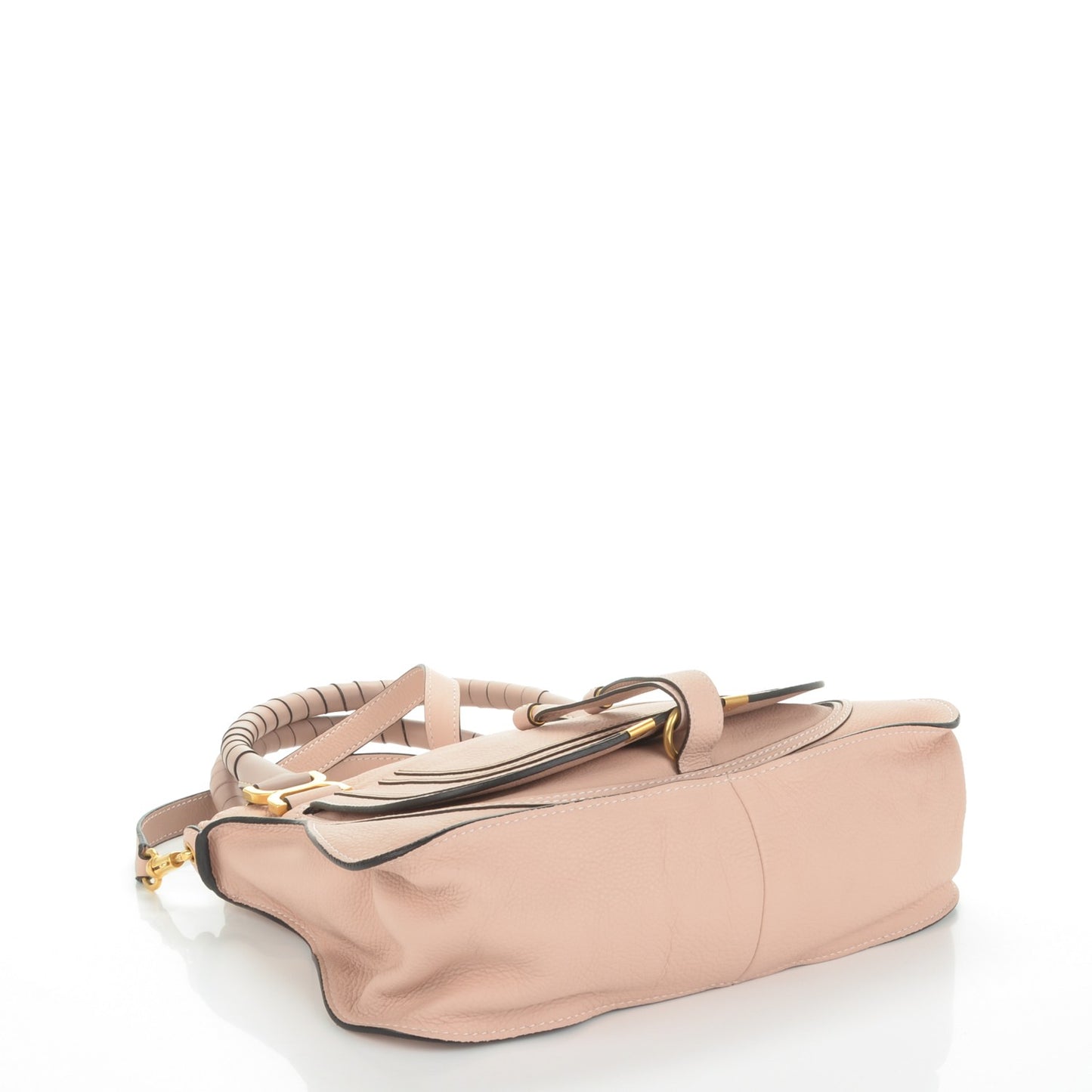Calfskin Medium Marcie Satchel Blush Nude