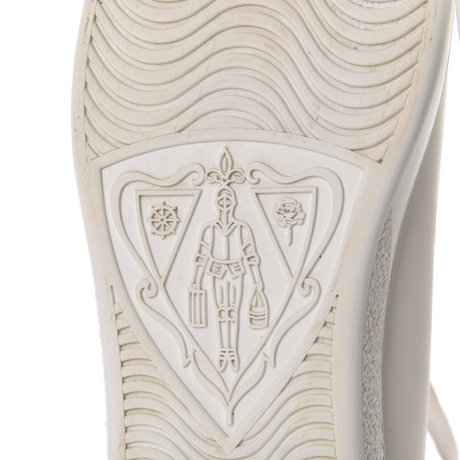 Gucci Calfskin Interlocking G Womens New Ace Sneakers 41 White Red Flame Green 8 of 9