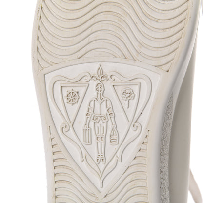Gucci Calfskin Interlocking G Womens New Ace Sneakers 41 White Red Flame Green 8 of 9